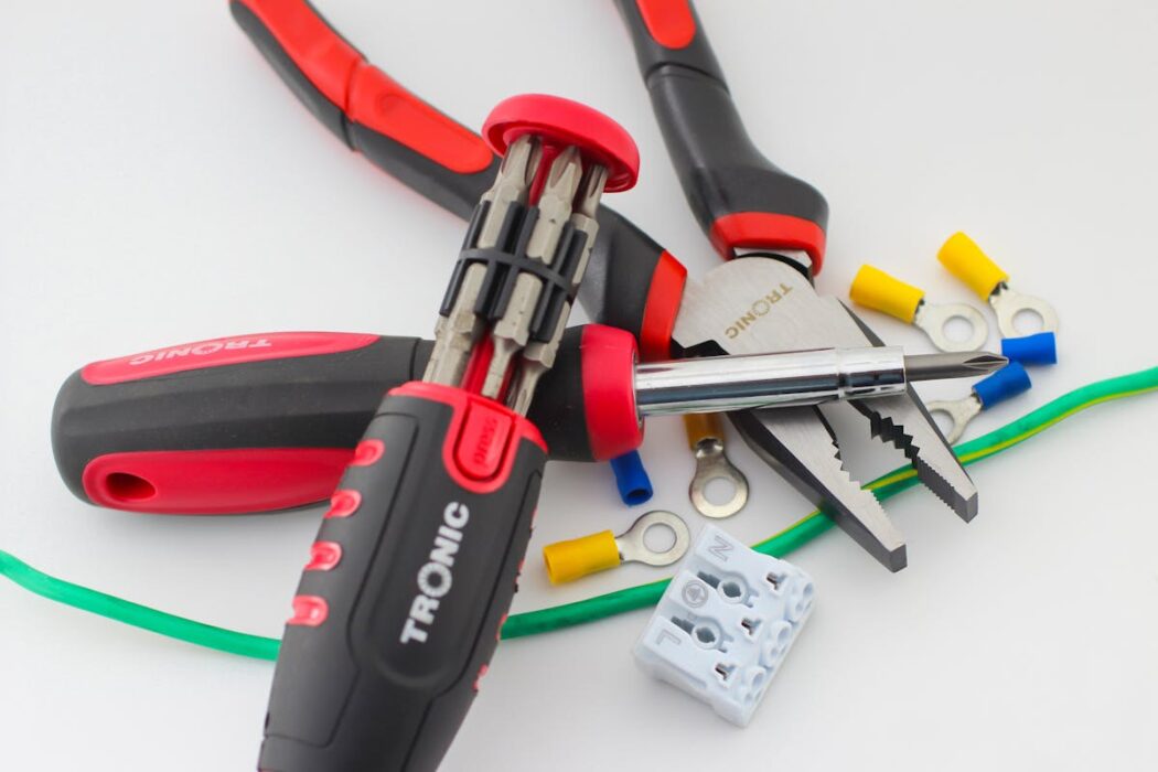 Some tools that electricians use while in work