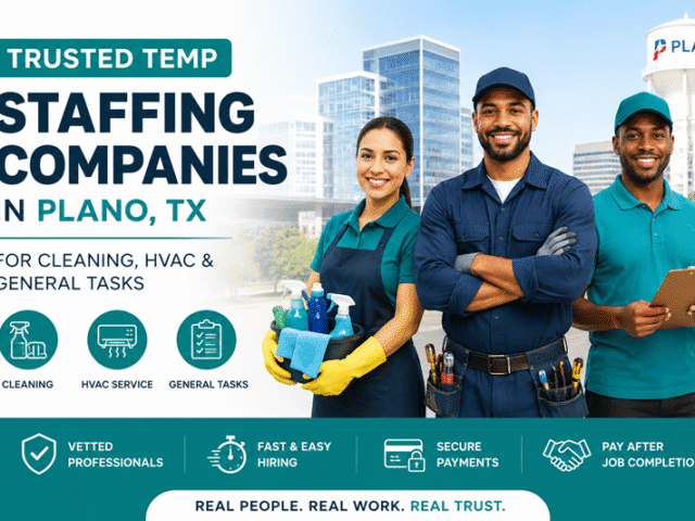Trusted Temp Staffing in Plano, TX for Cleaning, HVAC Service, and General Tasks